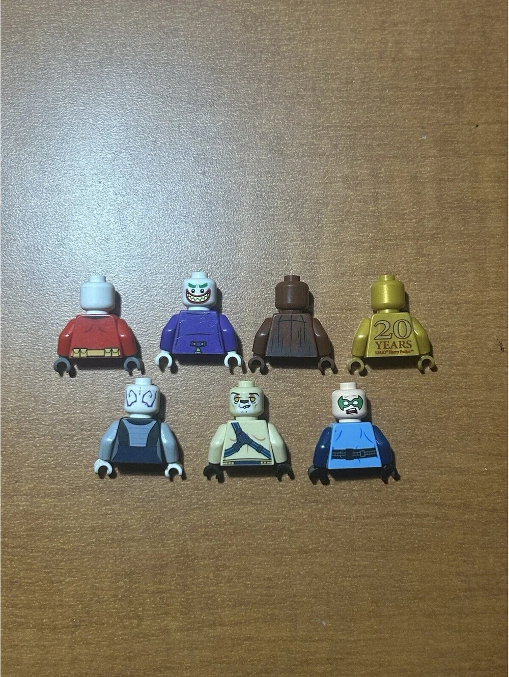 LEGO Minifigure Parts Lot Heads Torsos Legs Mixed Characters